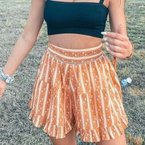 Urban Outfitters Flowy Floral Pattern Shorts